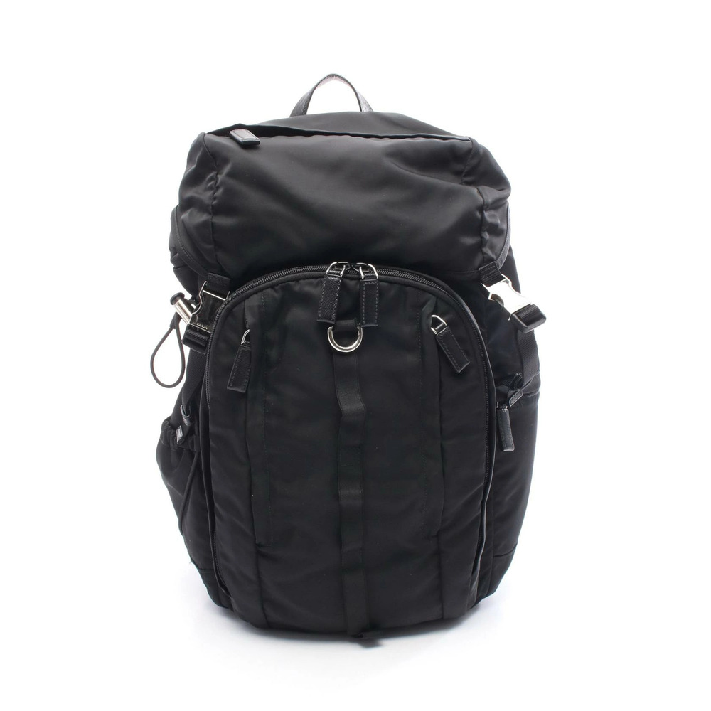 Prada Vitello Leather Backpack Black